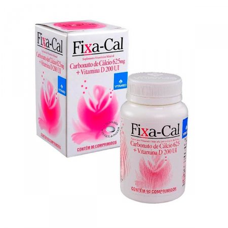 Suplemeto Alimentar Fixa-Cal com 90 comprimidos