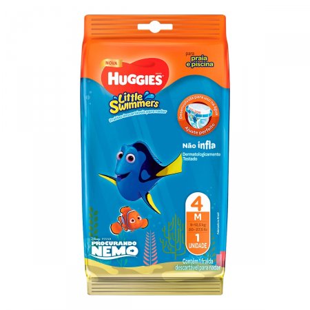Fralda para Piscina Huggies Little Swimmer Tamanho M com 1 unidade
