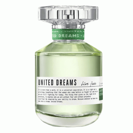 Perfume Benetton United Dreams Live Free Feminino Eau de Toilette 80ml