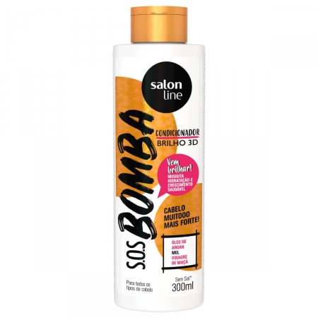 Condicionador Salon Line Bomba de Brilho 3D com 300ml