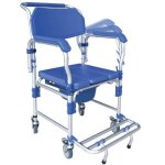 Cadeira de Banho Sanitaria Higienica Dobrável D60 Dellamed