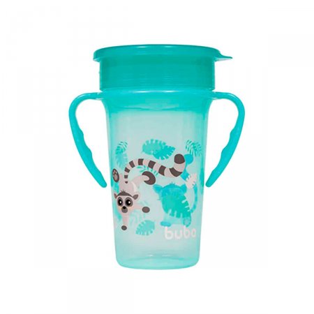 Copo de Treinamento Buba 360° com Alça Lemori com 300ml