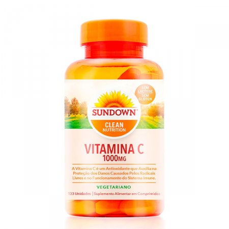 Vitamina Sundown Sun C 1000mg com 100 Cápsulas
