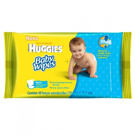 Lenços Umedecidos Baby Wipes 48 unidades