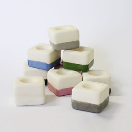 Aromatizador Cerâmica -  Cubo Verde Aromatizador Cerâmica - Cubo Verde