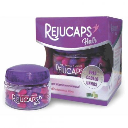 REJUCAPS HAIR com 60 cápsulas Eurofito