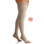 Meia 7/8 Sigvaris AF 862 Select Comfort Premium 20-30 mmHg Sem Ponteira Natural