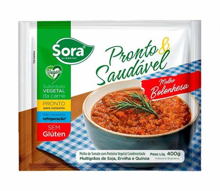 Molho Bolonhesa Veg Sora 400g
