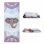 Tapete Yoga Dobrável Viagem Elefante - Aveludado 1,5mm