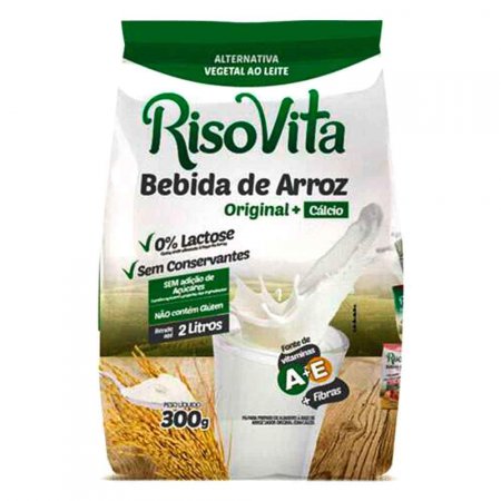 Bebida de Arroz em Pó Sabor Original Risovita 300g