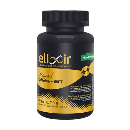 Ripped TCM e Cafeína Elixir 120 cápsulas