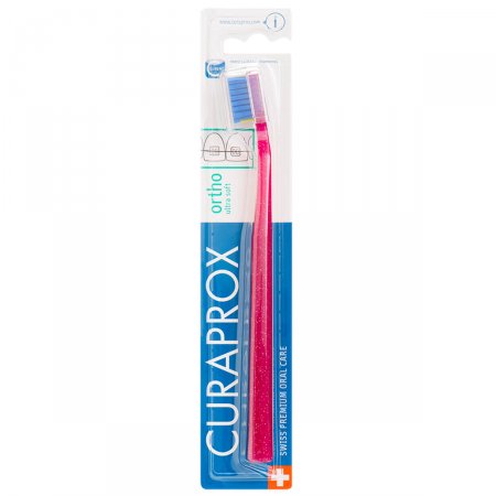 Escova de Dente Curaprox Ortho com Caneleta para os Braquetes 5460 com 1 unidade