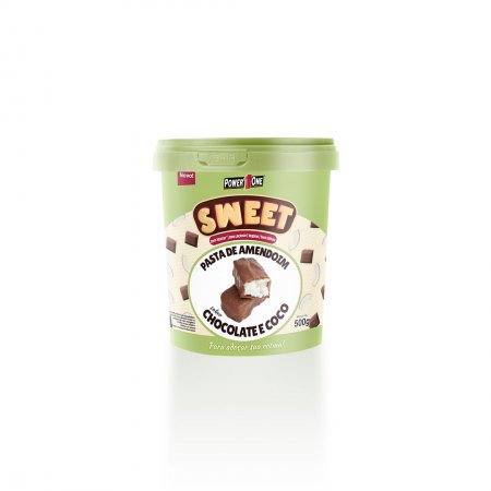Pasta de Amendoim Sweet Sabor Chocolate e Coco 500G
