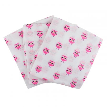 TOALHA FRALDA TOPZ CREMER ESTAMPADA MENINA