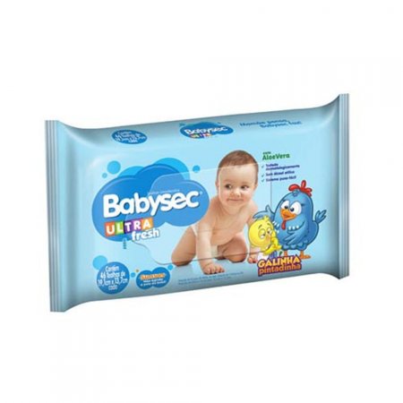 Toalha Umedecida Babysec Ultra Galinha Pintadinha 46 Uni