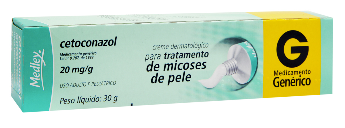 Cetoconazol Creme 20mg/g Genérico Medley 30g