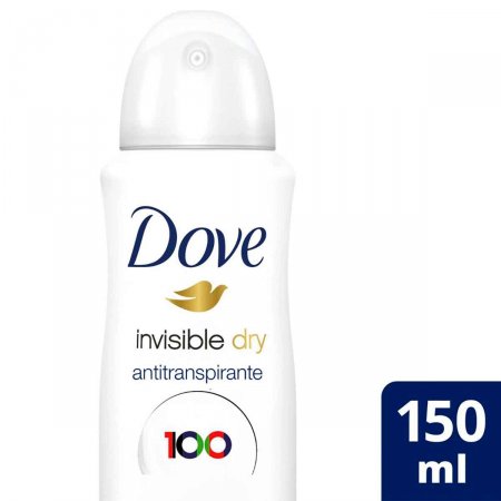 Desodorante Dove Invisible Dry Aerossol Antitranspirante com 150ml