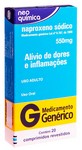 Naproxeno Sódico 550mg Genérico Neo Química 20 Comprimidos