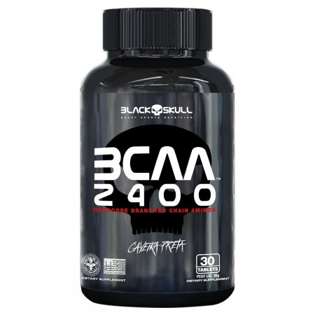 BCAA 2400 - AMINOÁCIDOS - 30 TABLETS - BLACK SKULL