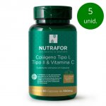 Kit 05 Colageno tipo II + Vit C 60 CAPS 500mg