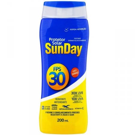 Protetor Solar Sunday FPS 30 200ML