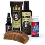Produtos Básico de Barba Shampoo Balm Óleo Tonico + Pente