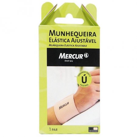Munhequeira Elástica Ajustável Mercur Bege Ref:BC0054-02