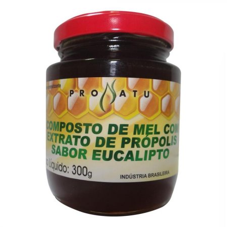 Mel Com Propolis E Eucalipto 300g Pronatu