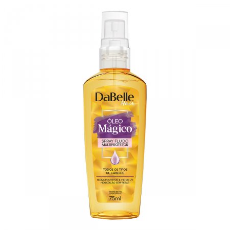 Óleo Capilar Mágico DaBelle Spray Fluído Multiprotetor com 75ml