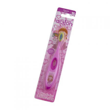 Escova Dental Ultra Action Kids Mundo das Princesas