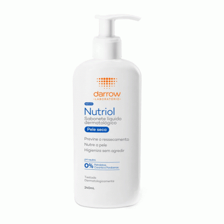 Darrow Nutriol Pele Seca Sabonete Líquido 240ml