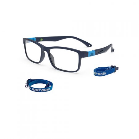 Óculos de grau mormaii rocket infantil azul escuro fosco