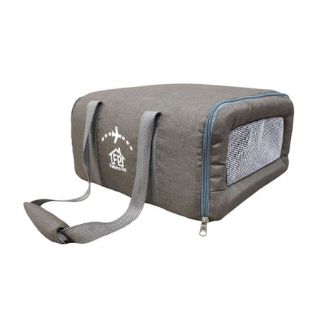 Bolsa de Transporte Fábrica Pet Fechada para Avião - AZUL