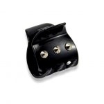 Prendedor Piranha Médio com Spike Preto 4,0x4,0cm