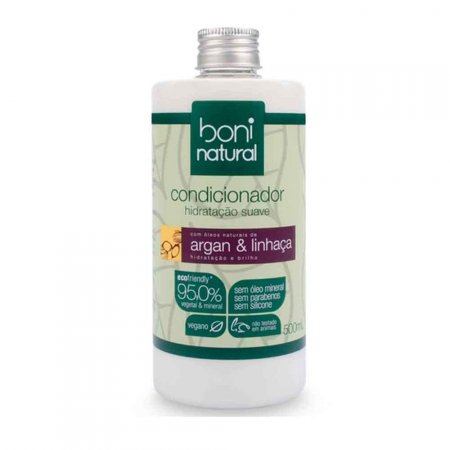Condicionador com Argan e Linhaça Boni Natural 500ml
