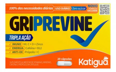 Gripevine Tripla Ação 500mg 20 Cápsulas - Katiguá - A