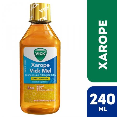 Vick Mel Xarope Expectorante com 240ml