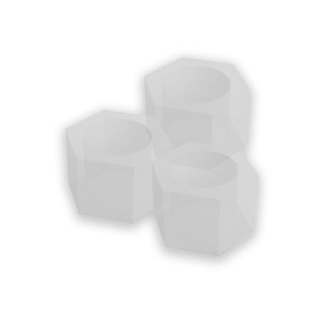 Marcador de Instrumentos Sextavado 120 Un - Indusbello Marcador de Instrumentos Sextavado 120 Un Branco - Indusbello