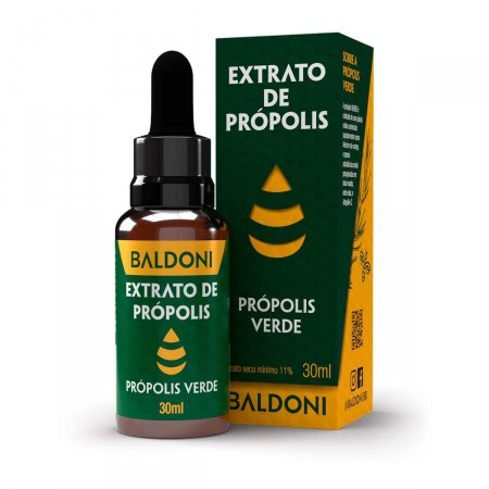 Extrato de Própolis Verde Baldoni com 30ml