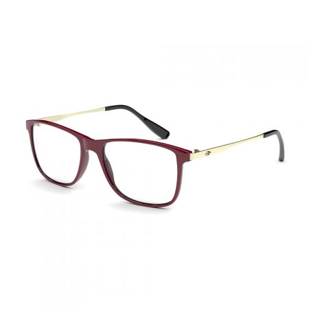 Óculos de grau mormaii salem 2 bordo brilho com dourado