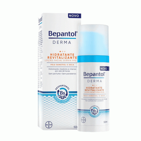 Bepantol Loção Facial FPS25 Hidratante Revitalizante 50ml