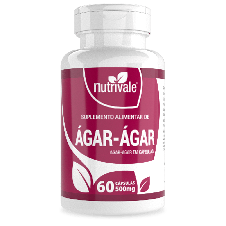 Agar Agar Gelatina Vegetal 500mg 60 Capsulas - Linduras