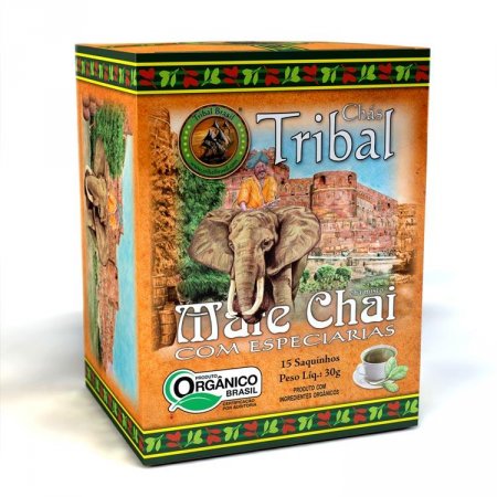 Chá Orgânico Erva Mate com Chai Tribal 30g