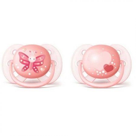 Chupeta ULTRA SOFT Decorada 0-06 Meses Menina Philips AVENT SCF223/20