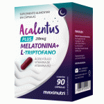 Acalentus Plus 210mcg Melatonina + Triptofano 90 Cápsulas MaxiNutri
