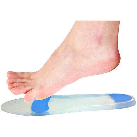 Palmilha Com Arco Brando e Ponto Azul Especial Orthosilic - Tam 42