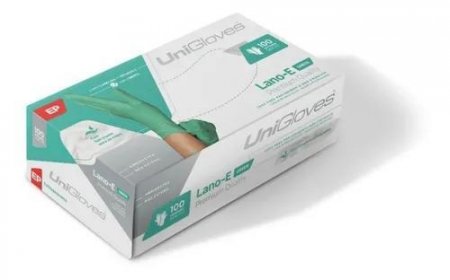 Luva Látex Verde Unigloves P