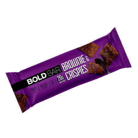 Barra de Proteína Bold Bar   Brownie e Crispies   Unidade   Bold Snacks