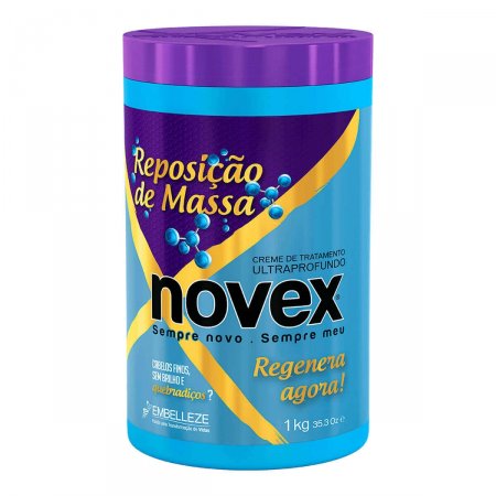 Creme de Tratamento Novex Reposição de Massa com 1kg