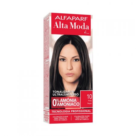 Tonalizante Alta Moda 10 Preto Alfaparf 120G